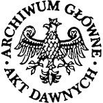 Logo AGAD - Archiwum Główne Akt Dawnych