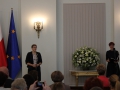 Wystąpienie dr Zofii Tylewskiej-Ostrowskiej - dyrektora Biblioteki Gdańskiej PAN na temat Mszału Zakonu Krzyżackiego z XV w. z Biblioteki Mariackiej w Gdańsku