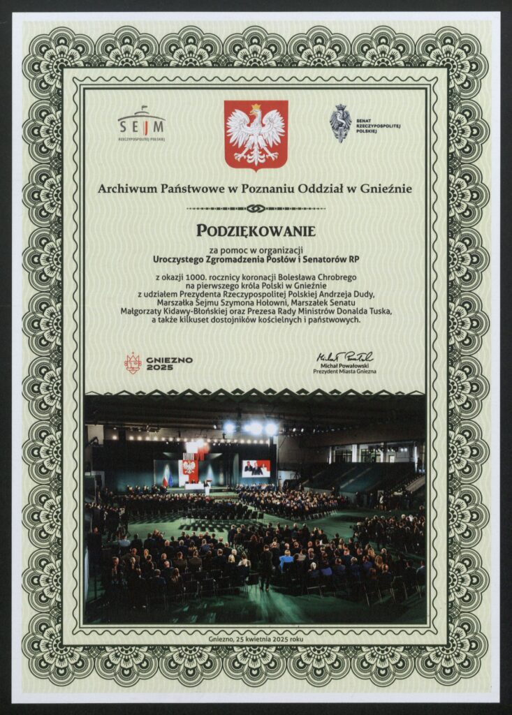 Podziękowanie